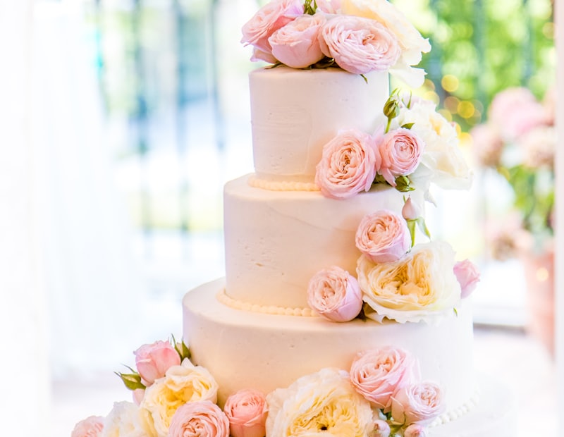Gâteau de mariage à étages